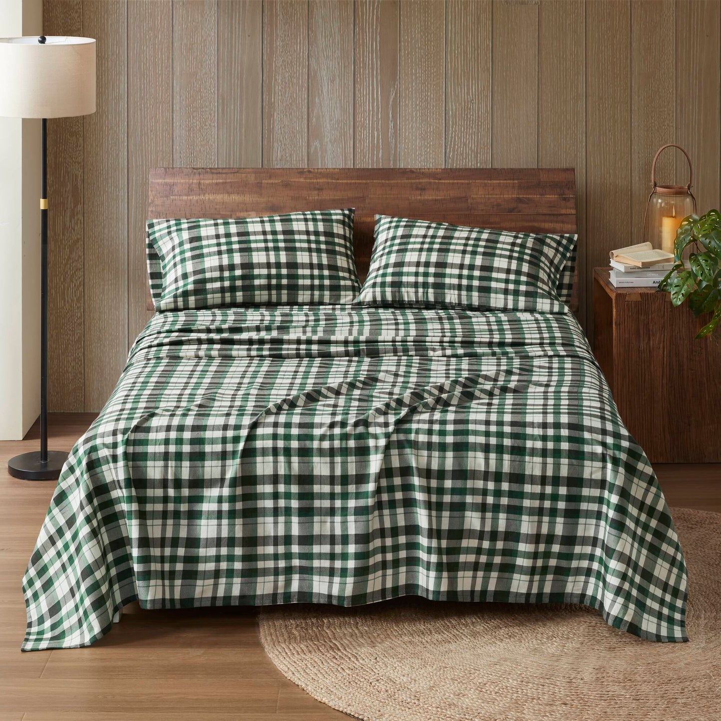 Flannel - King 100% Flannel Printed Sheet Set - Finton Woolrich