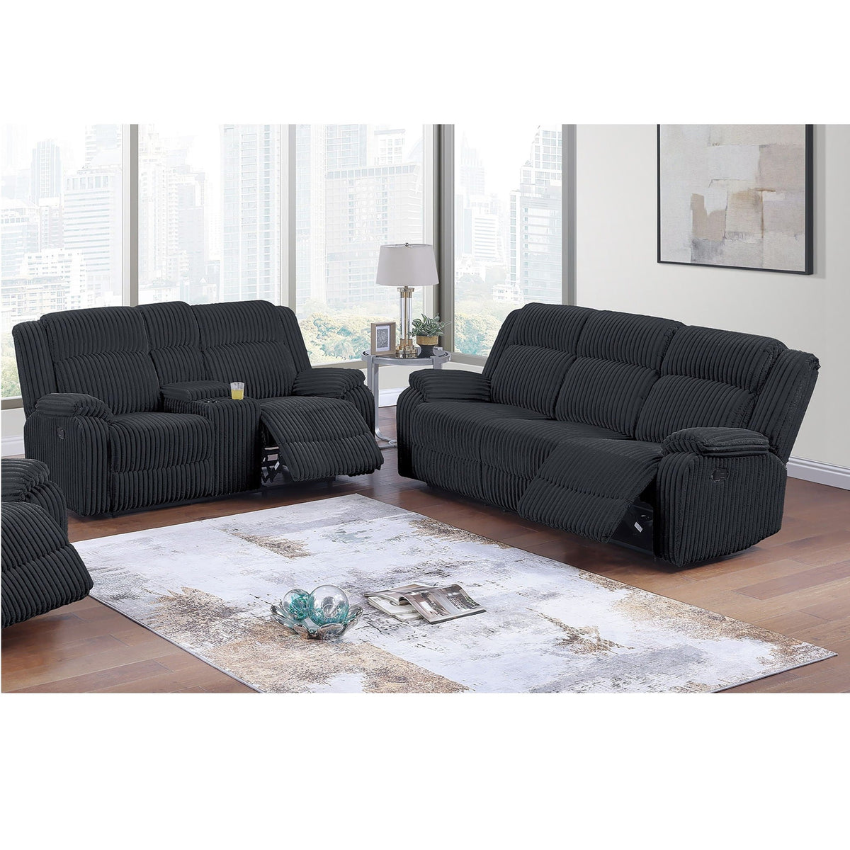 Motion Recliner Chair Set, Living Room Furniture Home Essentials