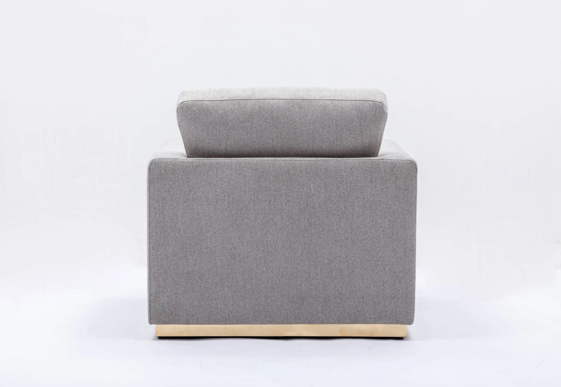 Valin - Linen Chair For Living Room - Gray Acme