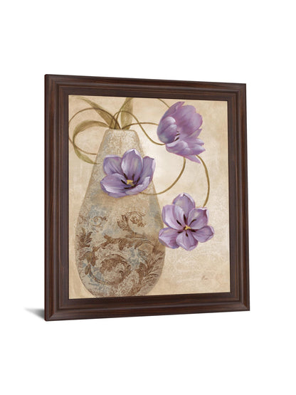 Twilight Petals - 28" x 34" Framed Wall Art Classy Art