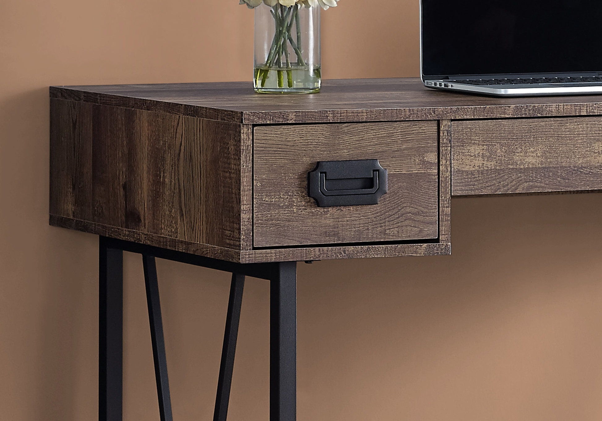 Computer Desk For Home Office, Laptop, Storage Drawers, Transitional 8th Street
