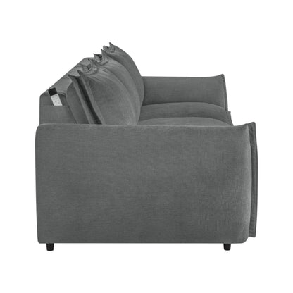 Eaden - Power Sofa With Sleeper - Gray Acme