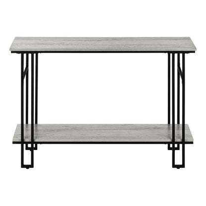 Accent Table, Console, Entryway, Narrow, Sofa, Living Room, Bedroom, Contemporary, Modern - Gray