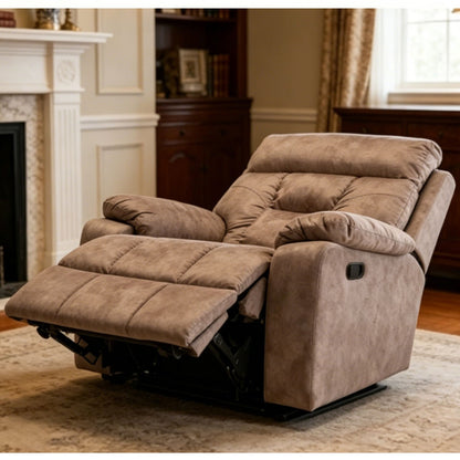 Electric Lift Chair With Heating And Massage, 180° Recline - Brown Home Essentials