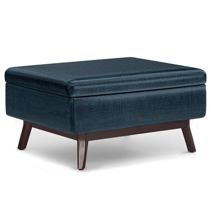 Owen - Upholstered Rectangular Storage Ottoman Simpli-Home
