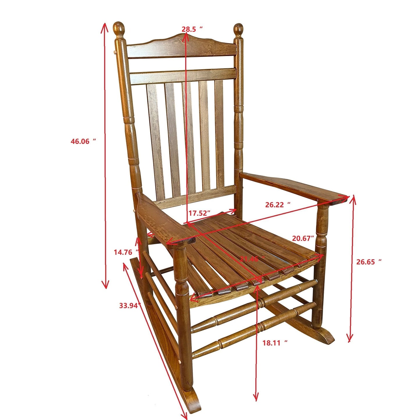 Balcony Porch Adult Rocking Chair Home Essentials