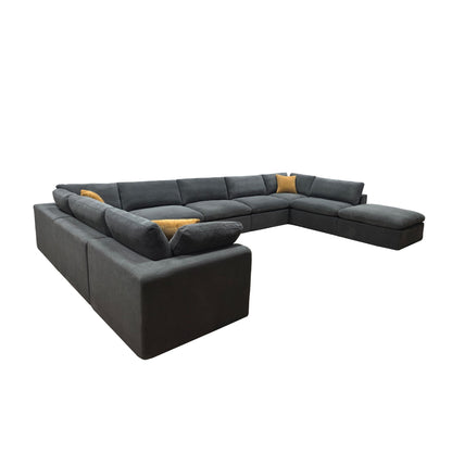 Custom Configuration Modular Sectional & Toss Pillows Home Essentials