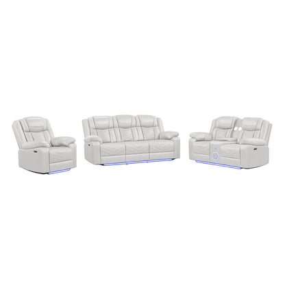 Challenger - LED Power Recliner Set Matrix Furniture Group