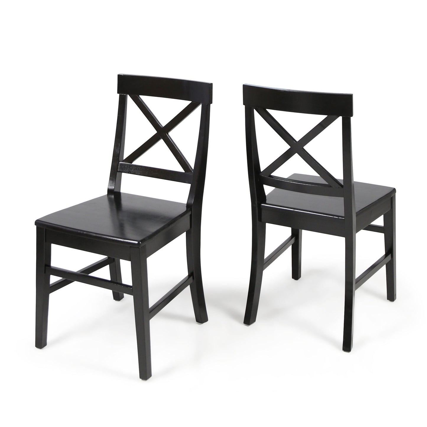 Plethora - Dining Chair With X Shaped Back (Set of 2) Noble House