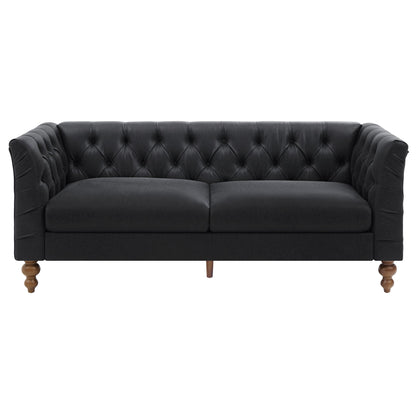 Chesterfield Sofa With Flared Arms For Living Room Noble House