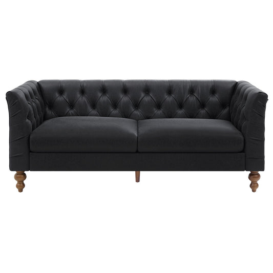 Chesterfield Sofa With Flared Arms For Living Room Noble House