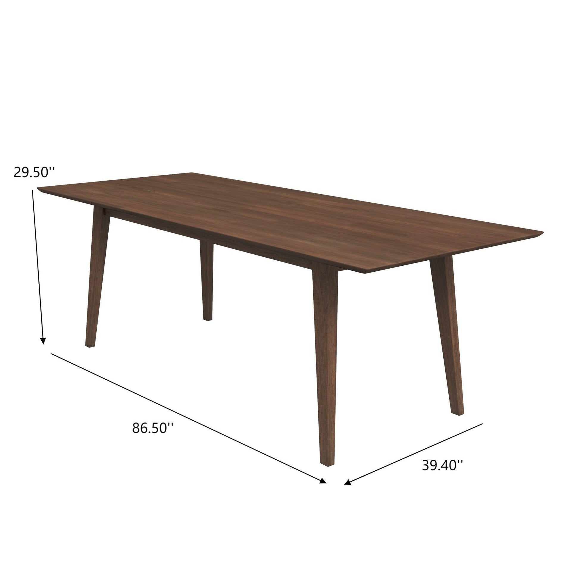 Levi - Modern Style Rectangular Dining Kitchen Table Ashcroft Furniture