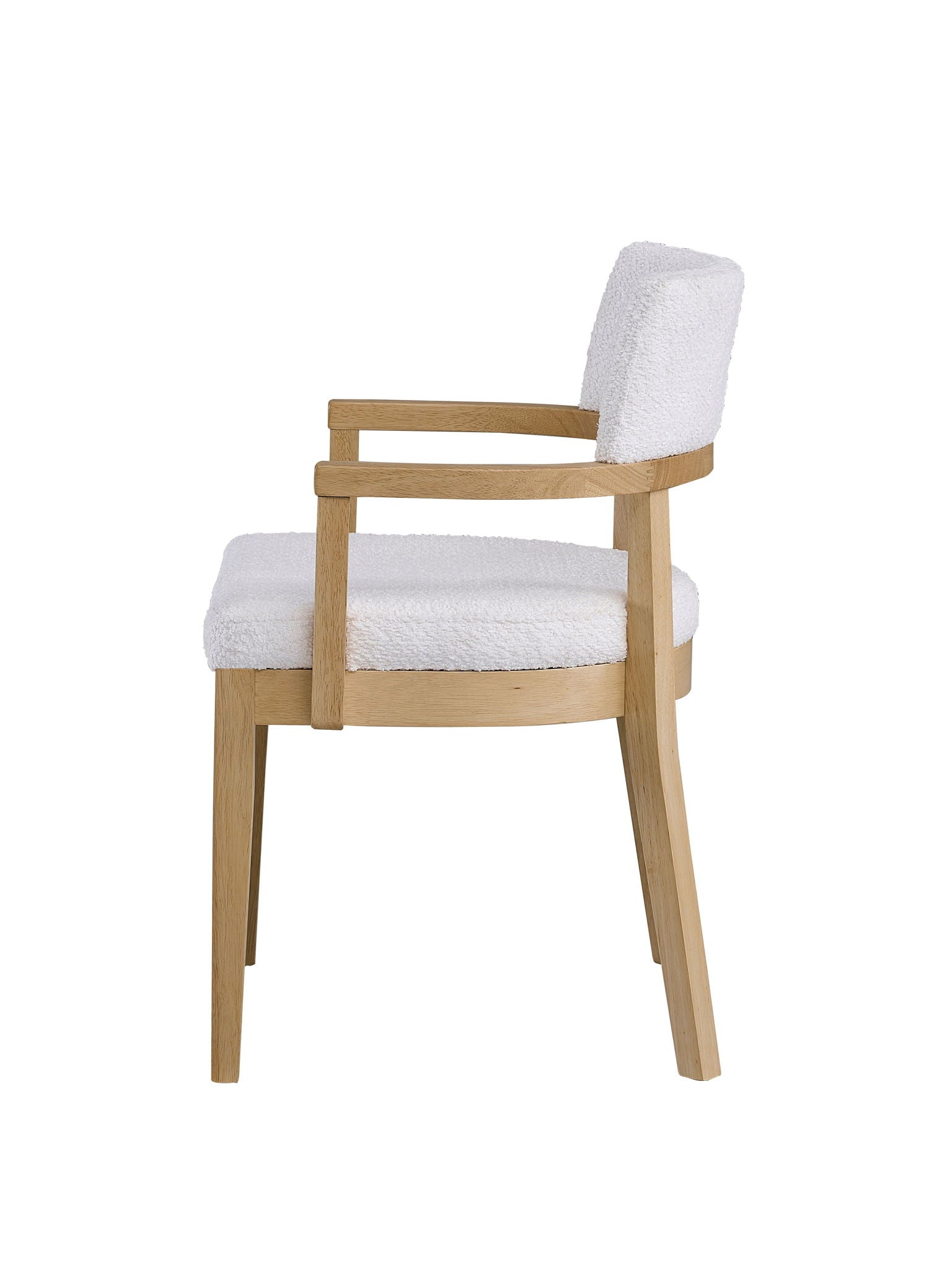 Kasem - Gorge Fabric Side Chair (Set of 2) - White Acme