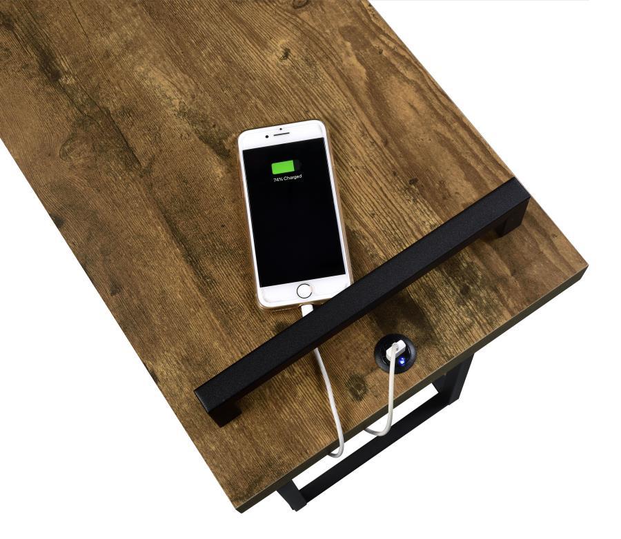 Maxwell - C-shaped Side Table USB Charging CoasterEveryday