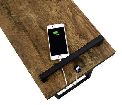 Maxwell - C-shaped Side Table USB Charging CoasterEveryday