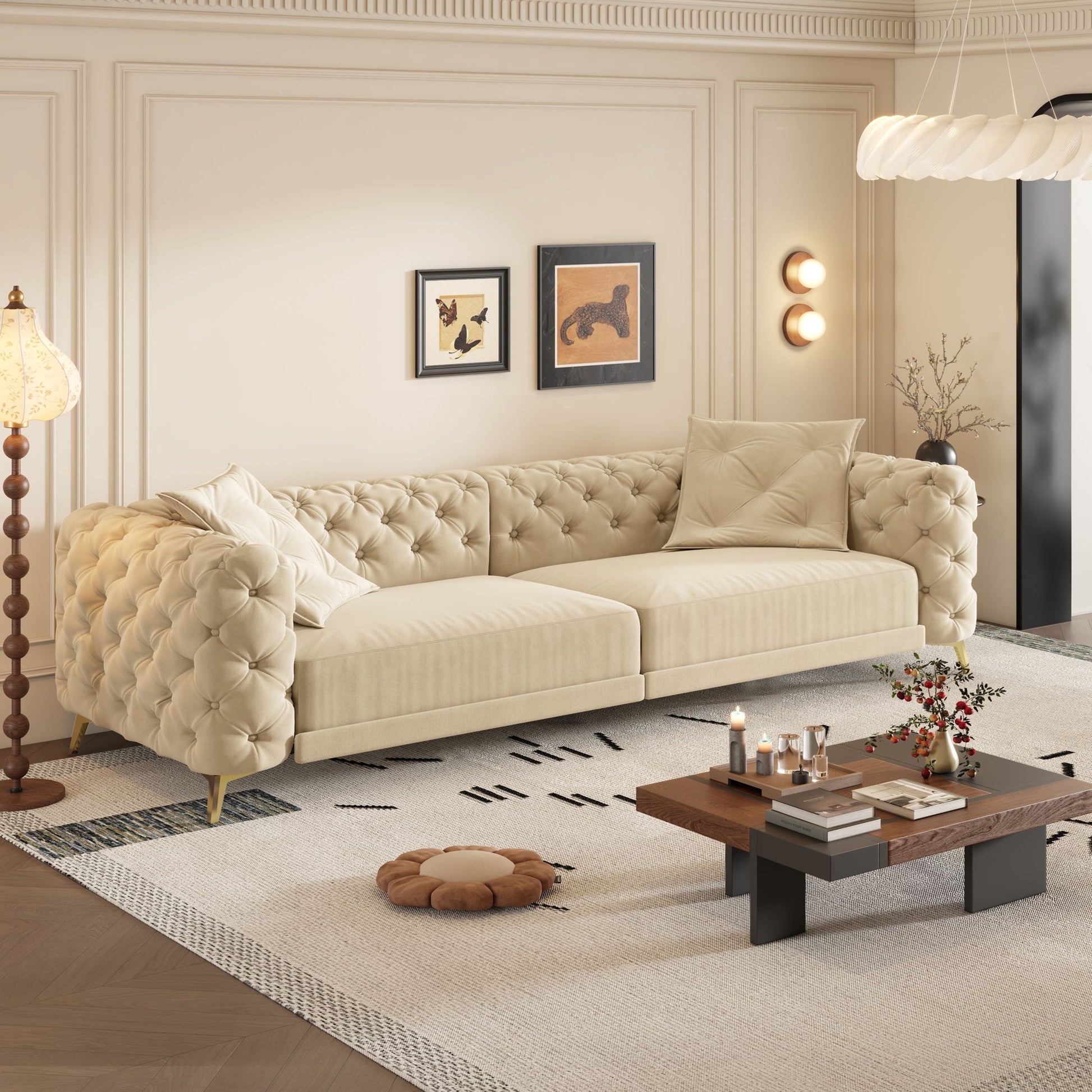 3-In-1 Convertible Sleeper Sofa Home Essentials