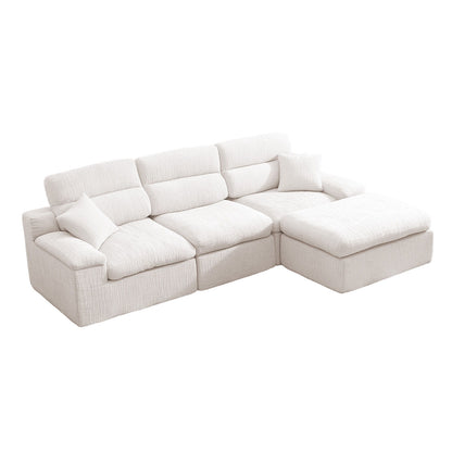 Corner Chaise Sofa With High Backrest Home Essentials