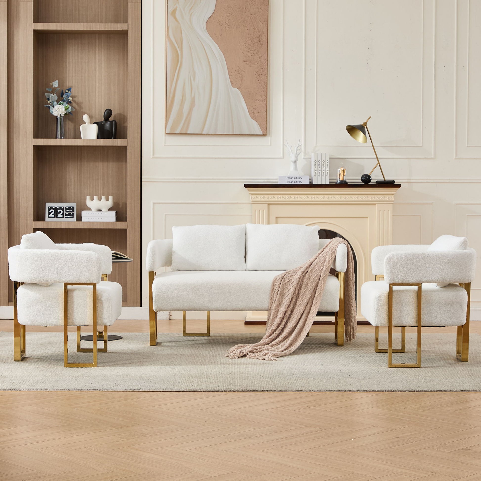 Decorative Upholstered Side Chair For Living Room Home Essentials