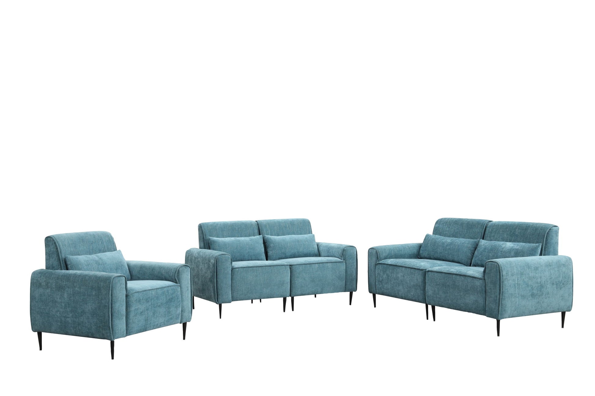 Valentina - Chenille Living Room Set Lilola Home