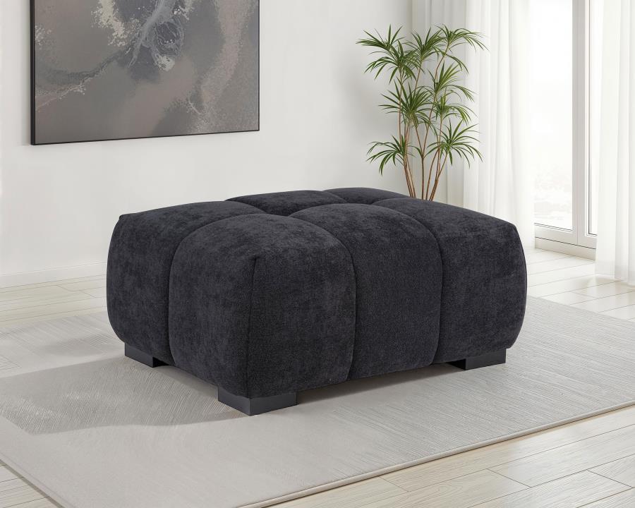 Octavia - Fabric Rectangular Upholstered Ottoman Coaster Fine Furniture