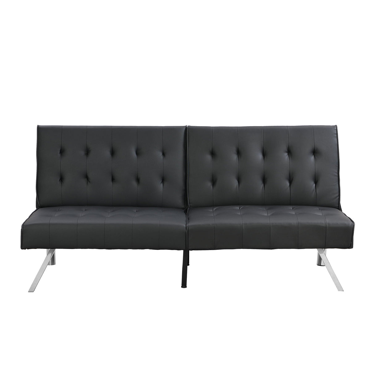 Comfortable Futon Sofa Bed - Black Home Essentials