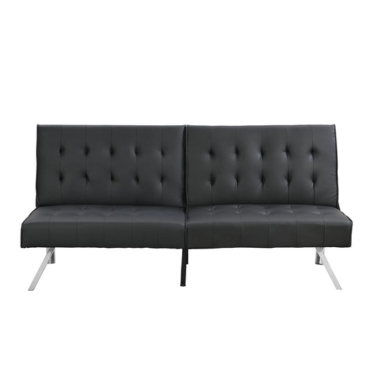 Comfortable Futon Sofa Bed - Black Home Essentials