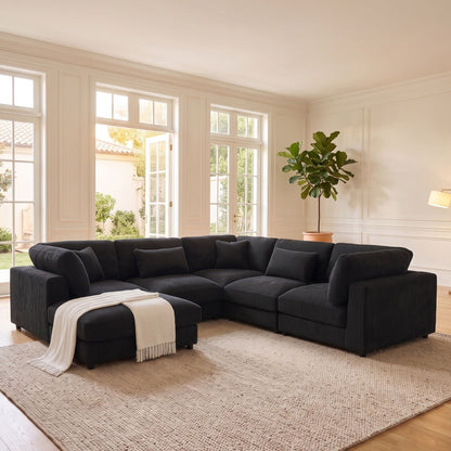 Upholstered Modular Sectional & Custom Configuration Home Essentials