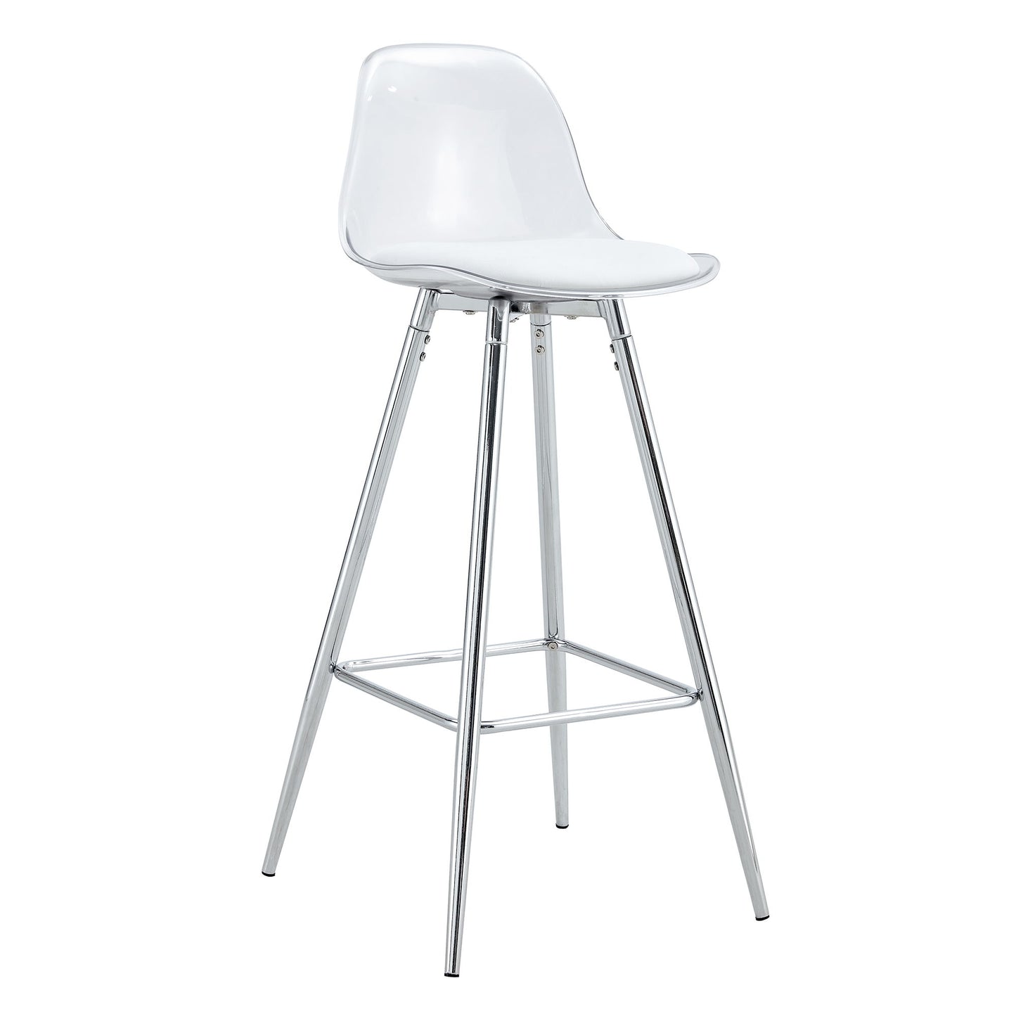 Stylish Upholstered Bar Chairs With Metal Leg Home Essentials
