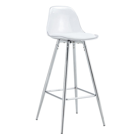 Stylish Upholstered Bar Chairs With Metal Leg Home Essentials