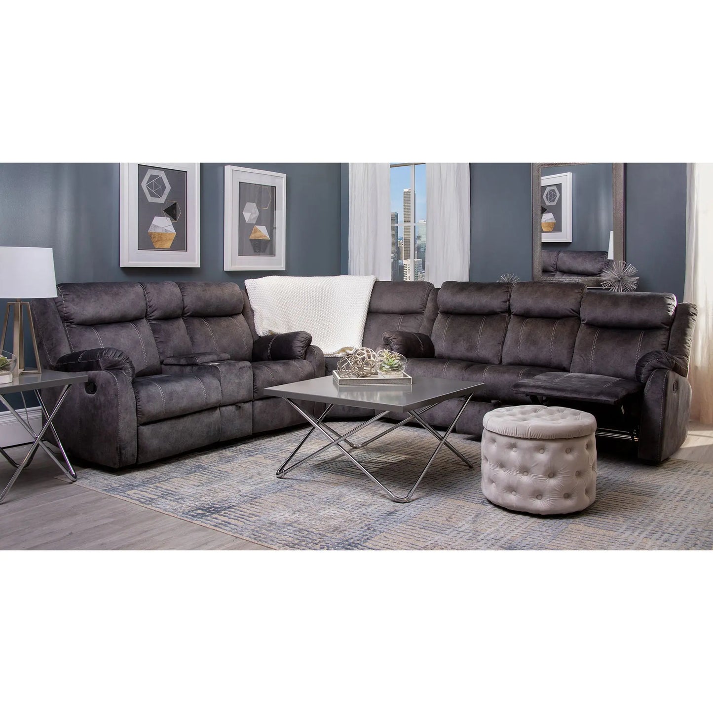 Sonet - Domino Reclining Sofas Global Furniture USA
