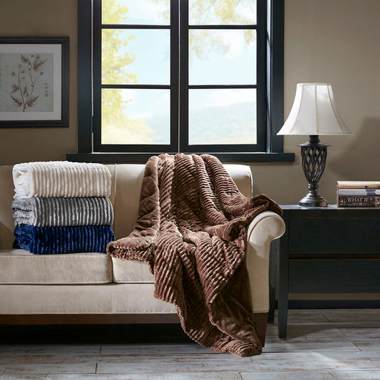 Parker - Throw - Navy Madison Park