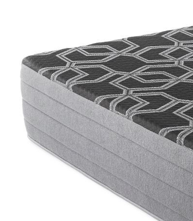 12" Smooth Top Hybrid Medium Plush Mattress - Black - King MD Mattress