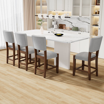 Mid Century Modern Bar Stools, Upholstered Counter Chairs Hearth and Haven