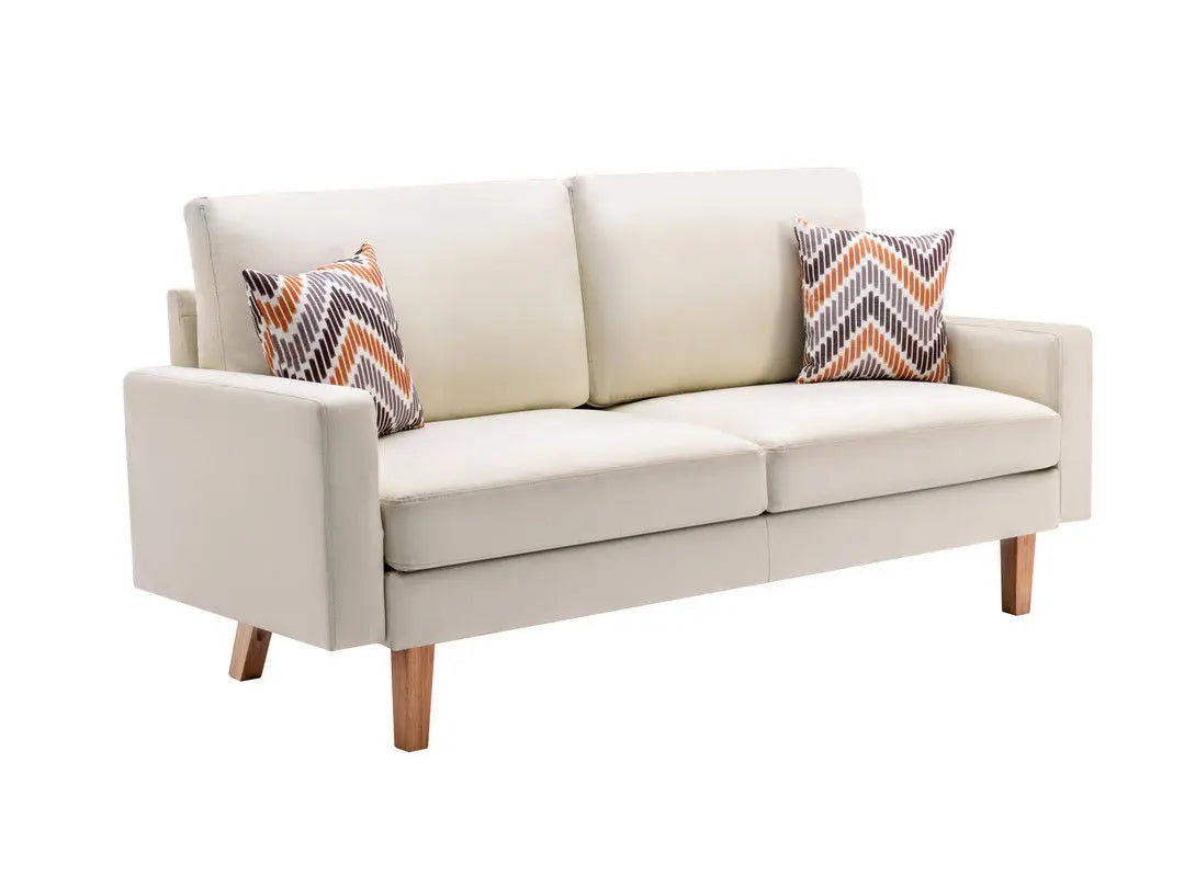 Bahamas - Sofa Set With 2 Throw Pillows Lilola Home