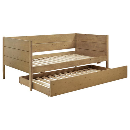 Calinda - Wood Twin Daybed With Trundle - Natural Coaster Fine Furniture