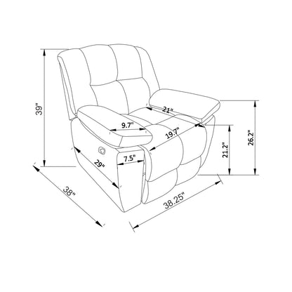 Liam - Glider Recliner Global Furniture USA
