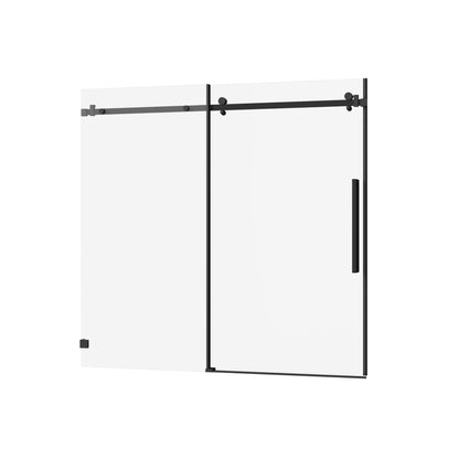 Frameless Tub Sliding Shower Door With Easy Clean Coating Daily Nest