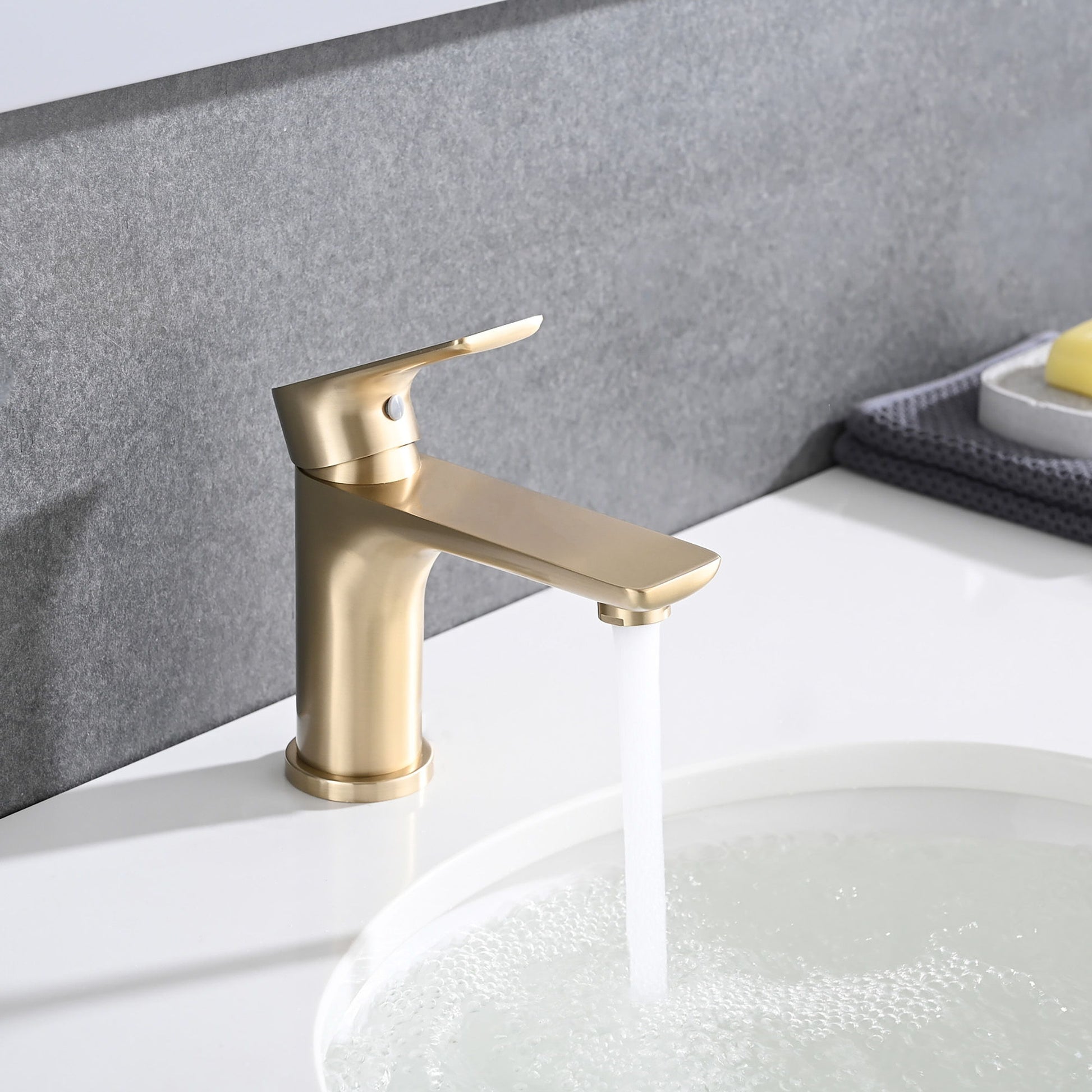 Modern Bathroom Sink Faucet Single Handle Brass Countertop Mount Daily Nest