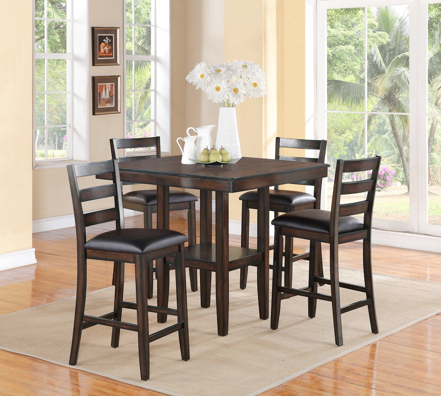 Tahoe - Counter Height Table Set Crown Mark