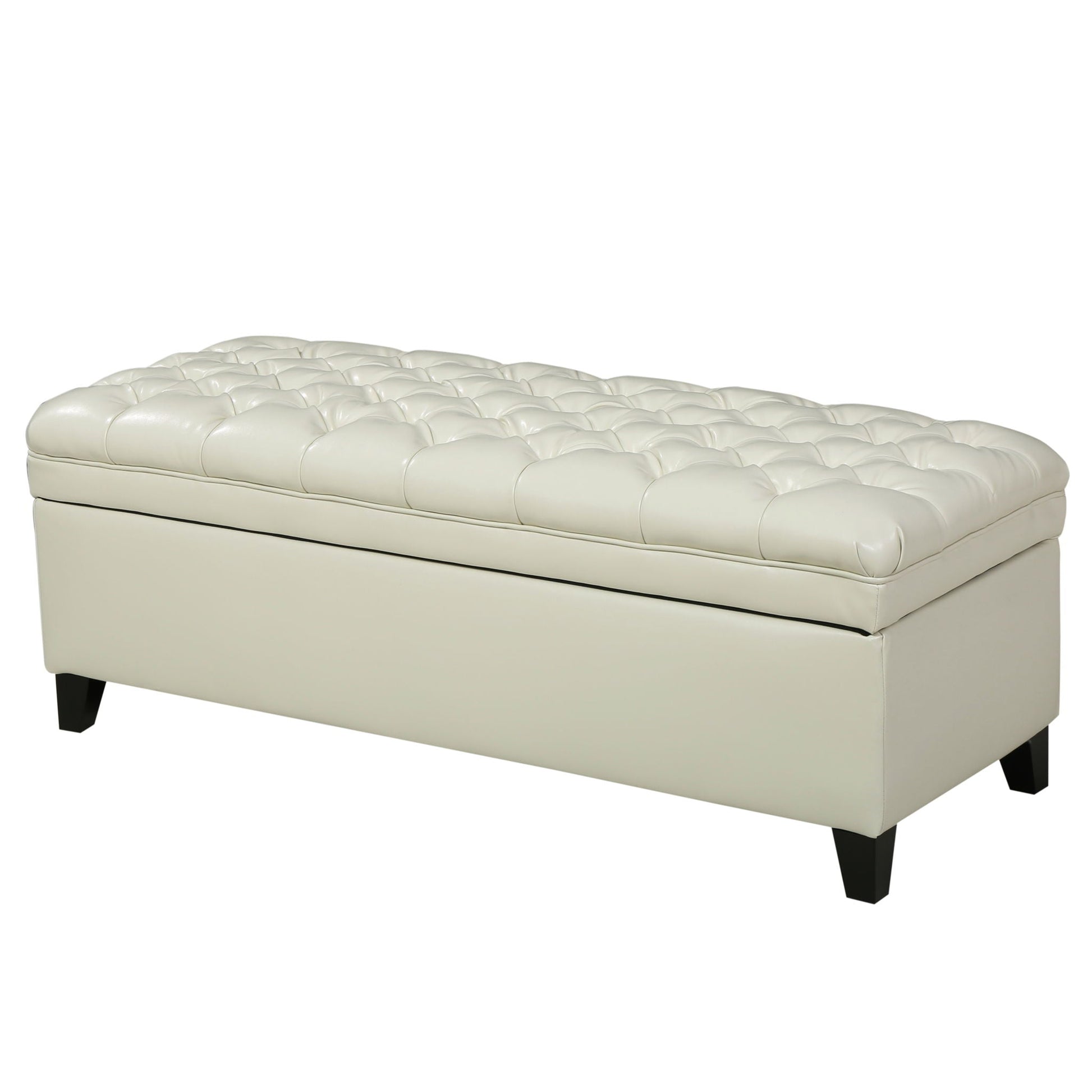 Juliana - Storage Ottoman With Birch Legs Noble House