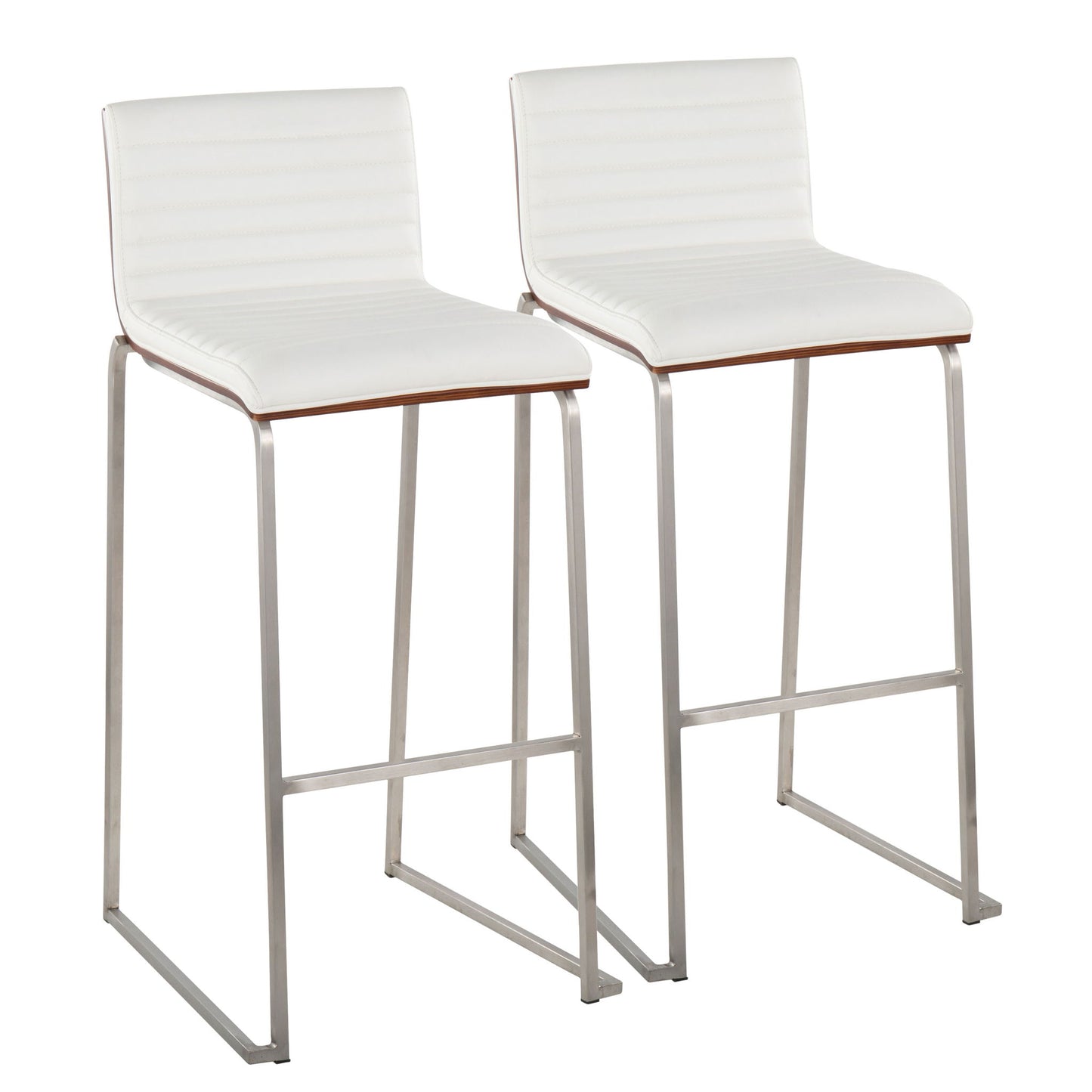 Mason Mara - Contemporary Fixed Height Barstool (Set of 2) Lumi Source