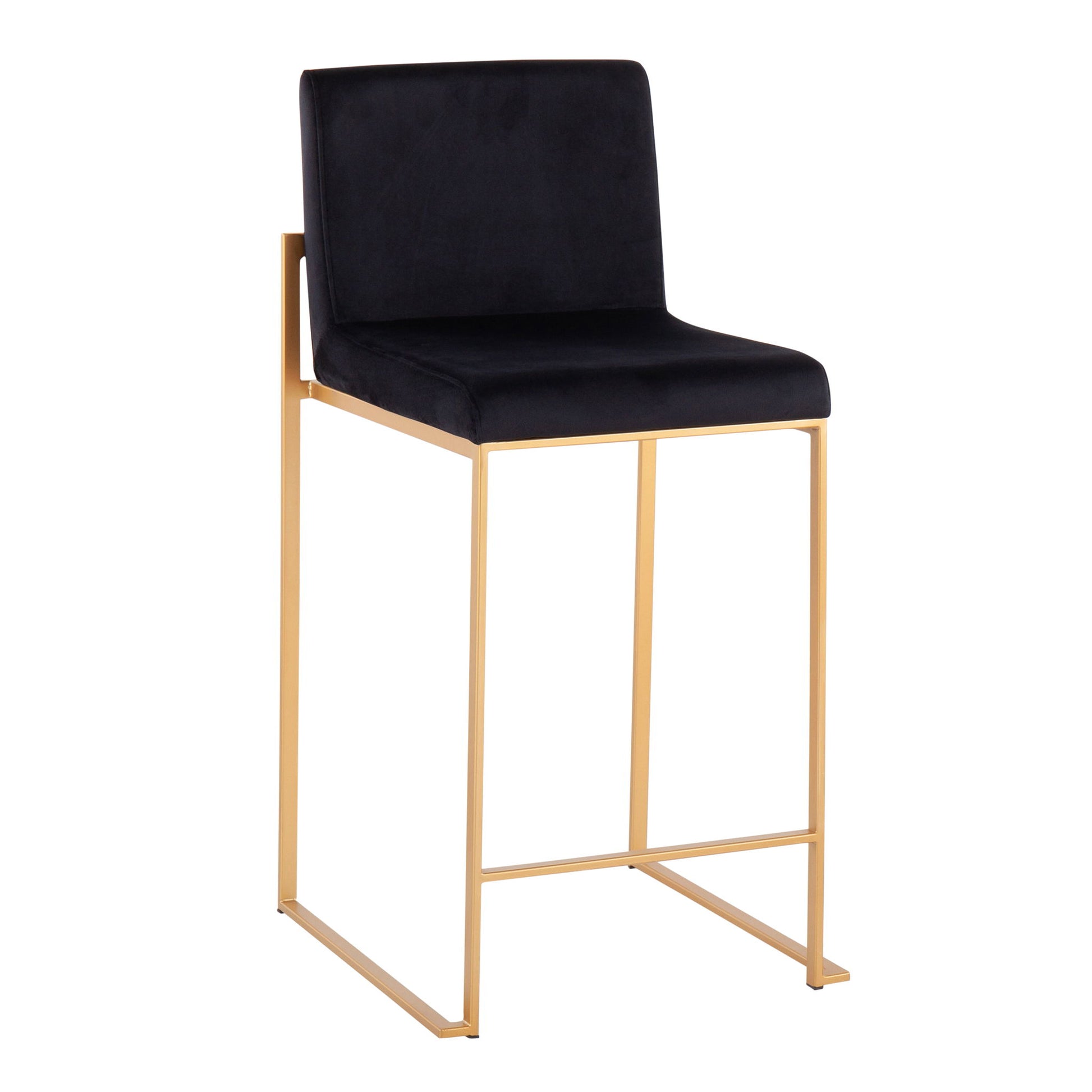 Fuji - Contemporary High Back Stylish Counter Stool Lumi Source