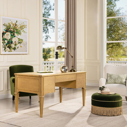 Dauphin - 5 Drawer Executive Desk Jennifer Taylor Home