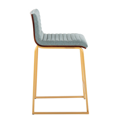 Mason Mara - Contemporary Design Fixed Height Counter Stool (Set of 2) Lumi Source