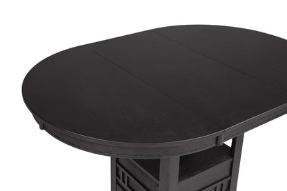 Hartwell - 5 Piece Dining Room Set - Charcoal Black Crown Mark