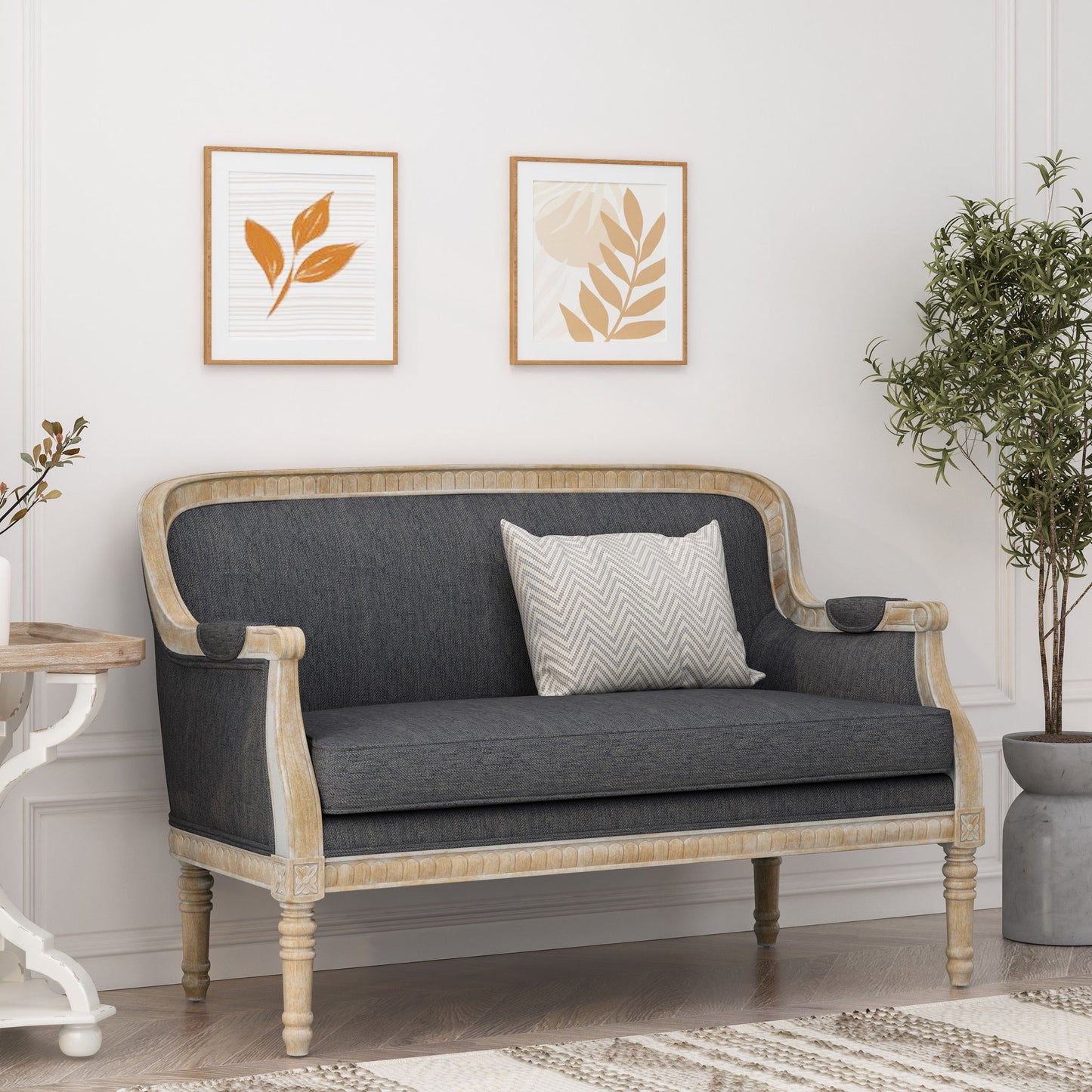 Inspired Style Loveseat Noble House