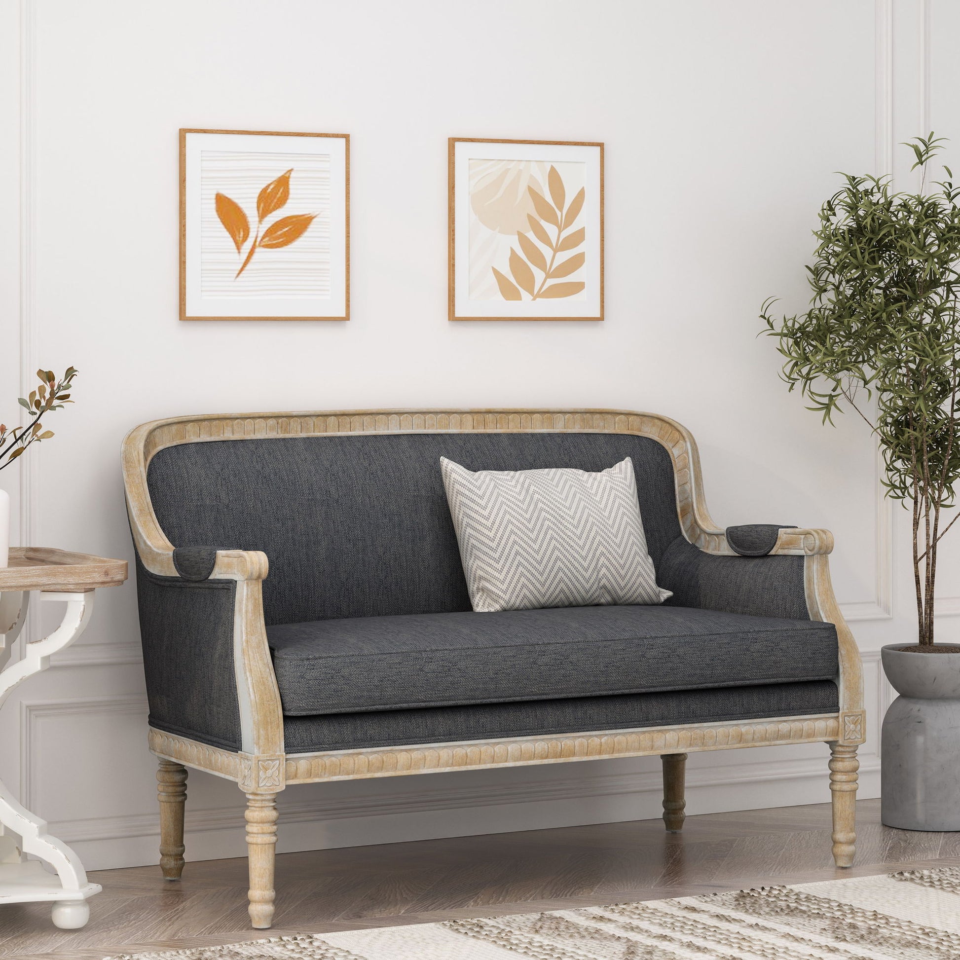 Inspired Style Loveseat Noble House
