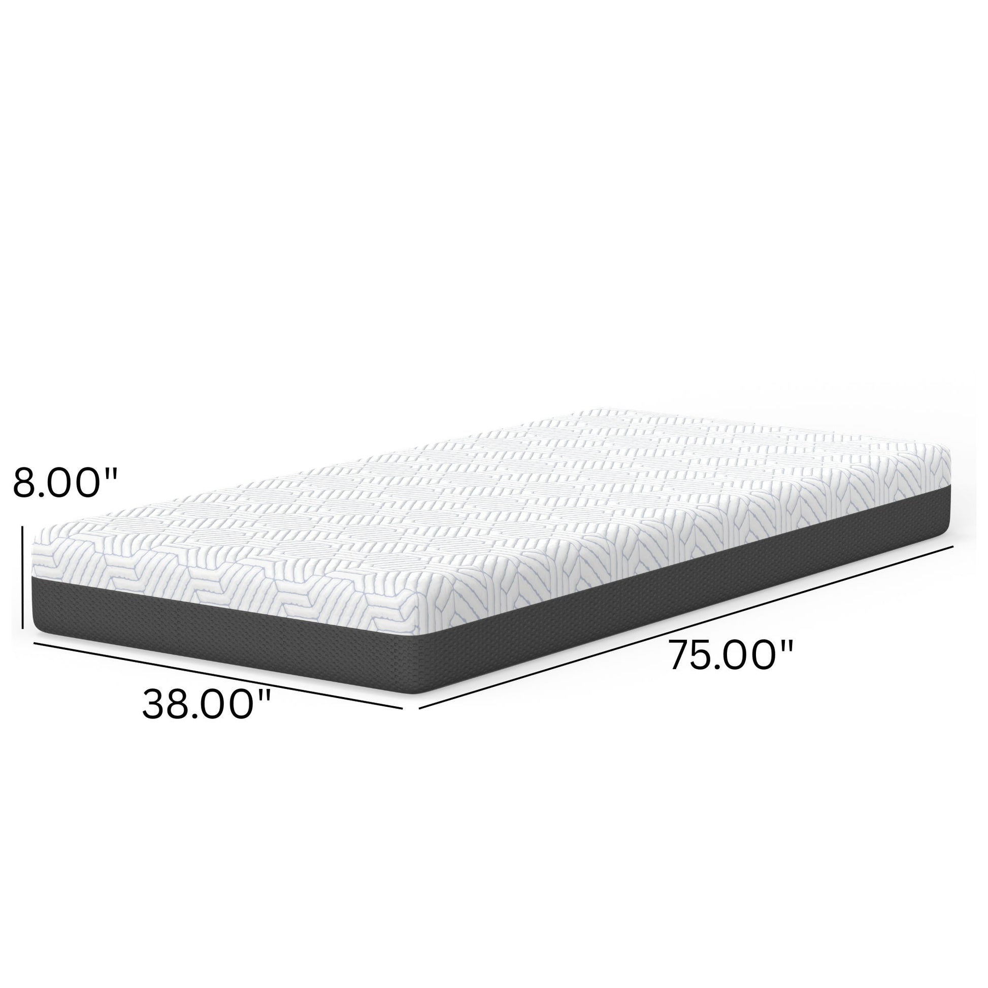 Pur Chill - 8" Firm Mattress With Phase Change Cooling Fabric BedTech