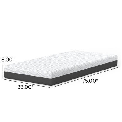 Pur Chill - 8" Firm Mattress With Phase Change Cooling Fabric BedTech