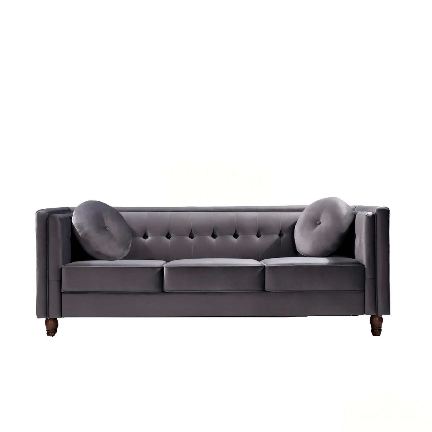 Chesterfield Sofa With Square Arms For Living Room US Pride